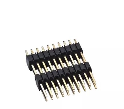 1.27mm Pitch 8 Pin POGO Pin Connector Spring Loaded Header Socket PCB แถวเดียว