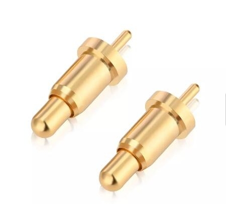4 มิลลิเมตร Connector Terminal Pogo Pin หญิง SMT โลเดอร์ทองแดง โป้ติดต่อ