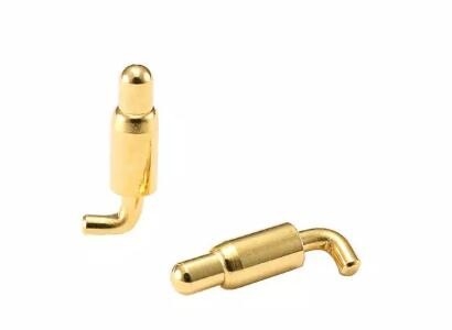 สร้อยทองมุมขวา POGO Pin ทองแดง สปริง Loaded Pin Connector สําหรับประกอบความร้อน