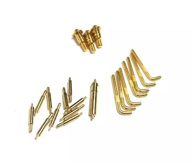 PCB Mount Magnet มุมขวา POGO จักรพาน USB เพศชาย 20u' 'สปริงติดต่อ