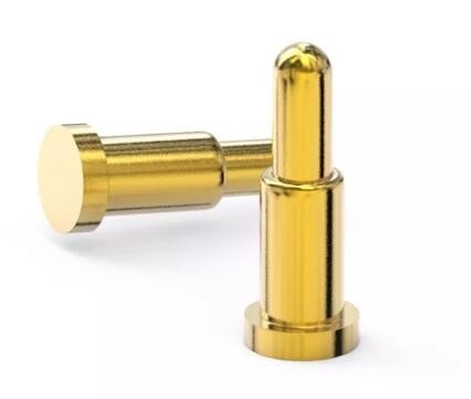 สีทอง SMT POGO Pin หญิงชาย PCB สปริง Loaded Pogo Pin