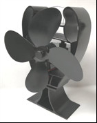 OEM ODM แฟนเตาพลังงานความร้อน 0.01mm Alu ABS การใช้งานในบ้าน