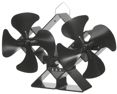 OEM ODM แฟนเตาพลังงานความร้อน 0.01mm Alu ABS การใช้งานในบ้าน